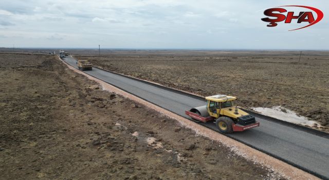 Büyükşehir Belediyesi, Viranşehir’de 4 kilometrelik yolu yeniledi