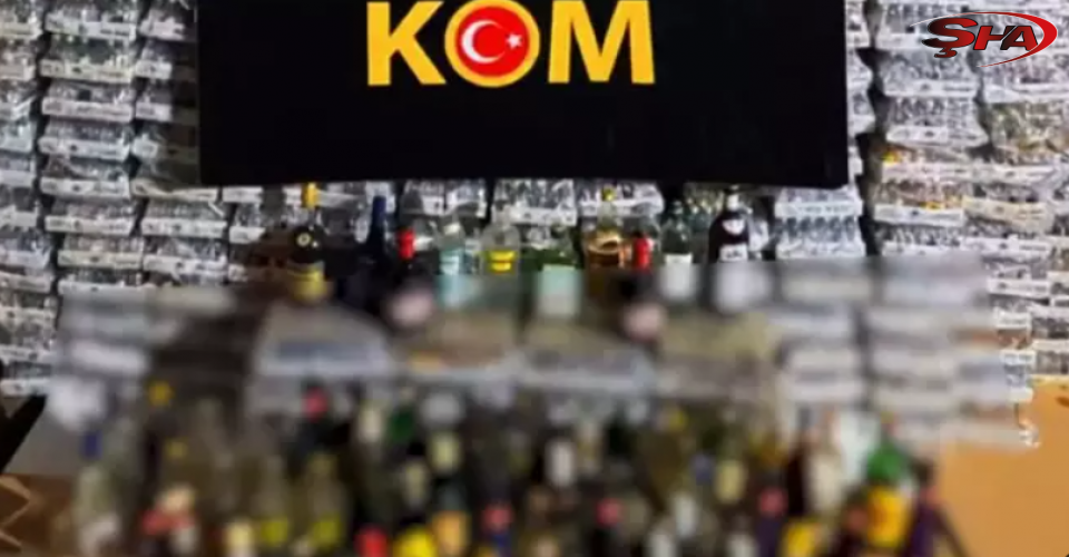 Şanlıurfa dahil 81 ilde sahte ve kaçak içki operasyonu