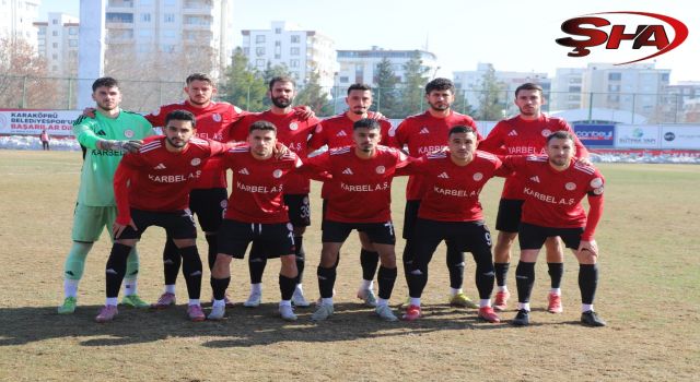 Karaköprü Belediyespor ikinci yarıya tutuk başladı