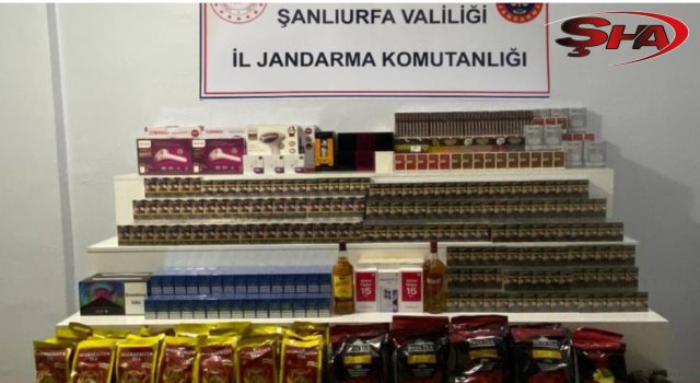 Şanlıurfa’da kaçakçılık operasyonunda 48 kişi gözaltına alındı