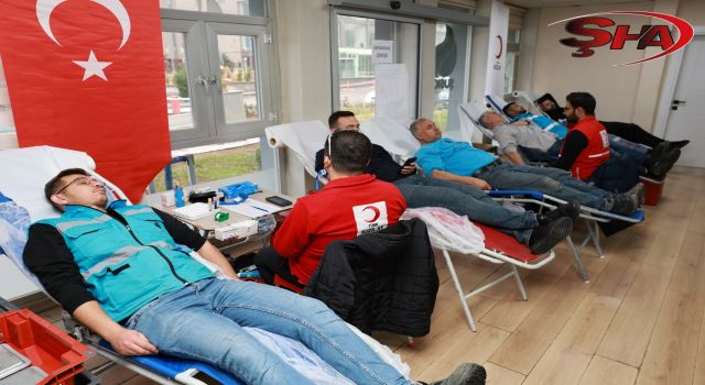 ŞUSKİ’den anlamlı kan bağışı kampanyası
