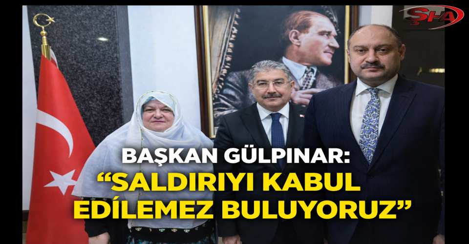 Başkan Gülpınar'dan dikkat çeken kınama!