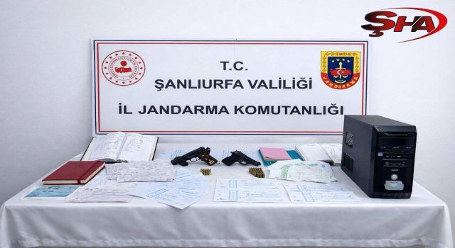 Şanlıurfa’da tefecilere operasyon: Çok sayıda silah ele geçirildi