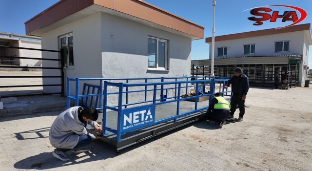 Şanlıurfa Canlı Hayvan Borsası’na elektronik baskül kuruldu