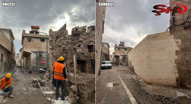 Şanlıurfa’da deprem sonrası tarihi sokaklar yenileniyor