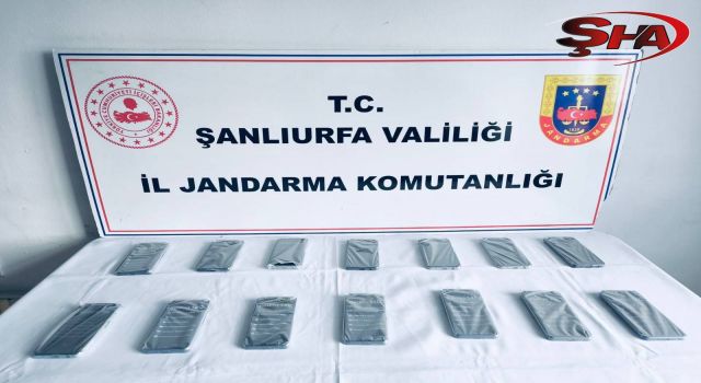 Şanlıurfa'da kaçak cep telefonu operasyonu