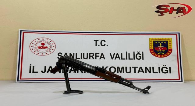 Şanlıurfa'da ruhsatsız silah operasyonu