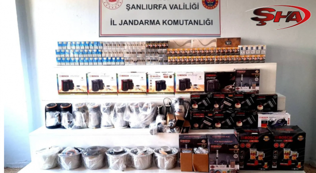 Viranşehir’de kaçakçılık operasyonu: Çok sayıda kaçak ürün ele geçirildi