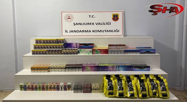 Jandarmadan kaçakçılık operasyonu: Binlerce ürün ele geçirildi