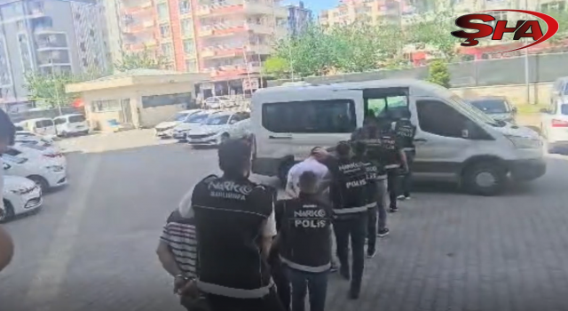 Şanlıurfa’da eş zamanlı operasyon: Çok sayıda gözaltı ve tutuklama