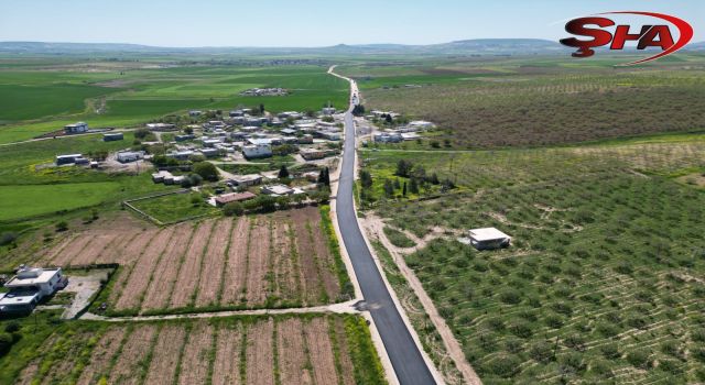 Şanlıurfa’da 14 kilometrelik grup yolunda asfalt seferberliği sürüyor