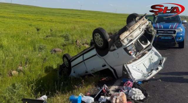 Şanlıurfa'da otomobil takla attı: Yaralılar var
