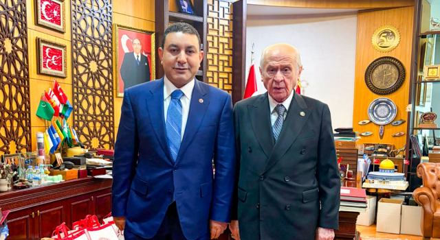 Başkan Özyavuz Devlet Bahçeli'yi ziyaret etti