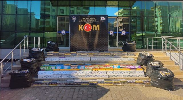 Şanlıurfa’da 1,75 Milyon TL’lik kaçak sigara operasyonu