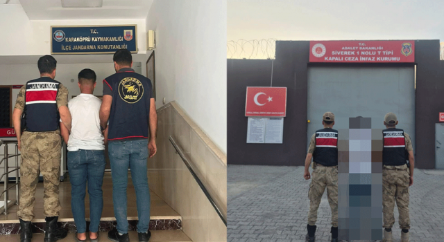 Şanlıurfa'da hakkında kesinleşmiş hapis cezası bulunan 2 şahıs yakalandı