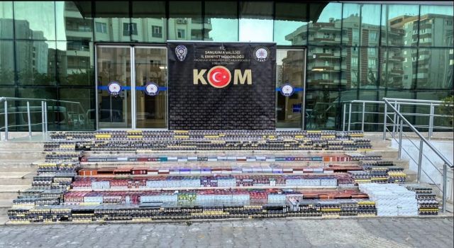 Şanlıurfa’da kaçak sigara ve elektronik sigara operasyonu