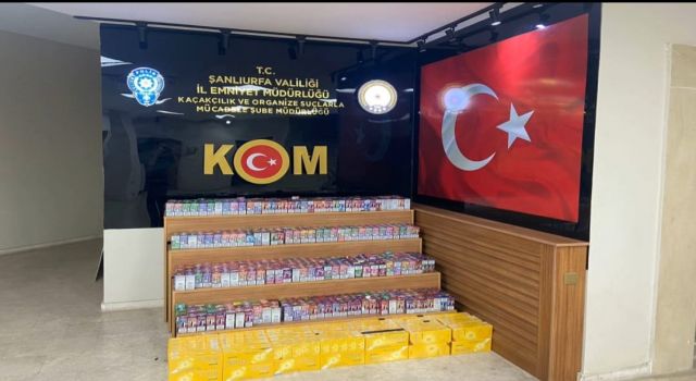 Şanlıurfa’da kaçakçılık operasyonu: 1 tutuklama