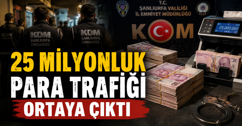 Urfa'da tefecilik çetesi çökertildi!