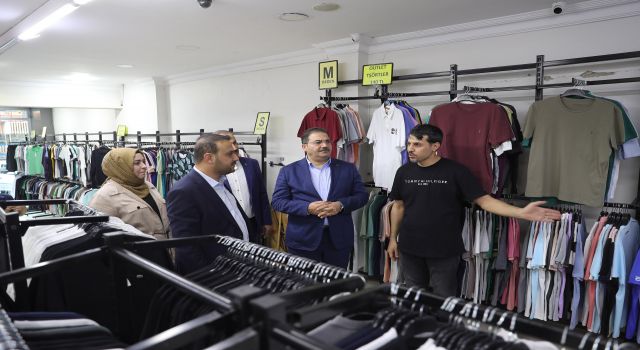 Başkan Canpolat’tan teşkilat buluşması ve esnaf ziyareti