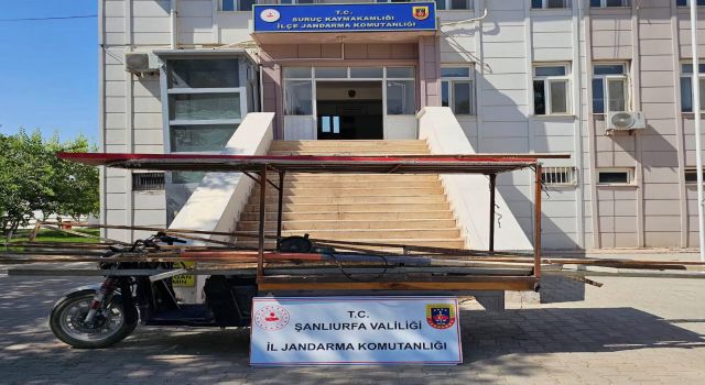 Şanlıurfa JASAT'tan hırsızlara geçit yok! Çalıntı malzemelerle yakalandılar
