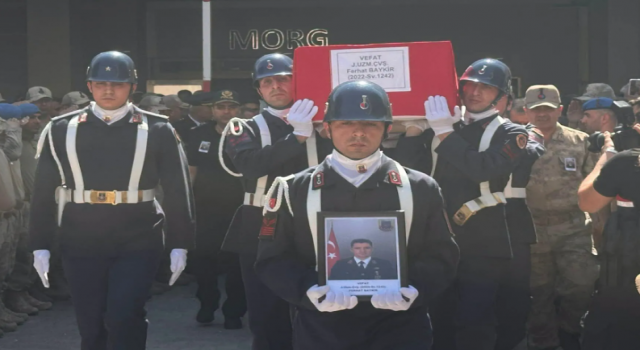 Şanlıurfa'da acı uğurlama: Jandarma uzman çavuşa son görev