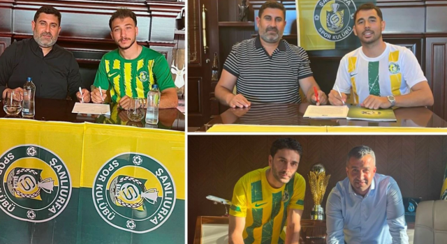 Şanlıurfaspor'dan çifte değil, üçlü transfer bombası!