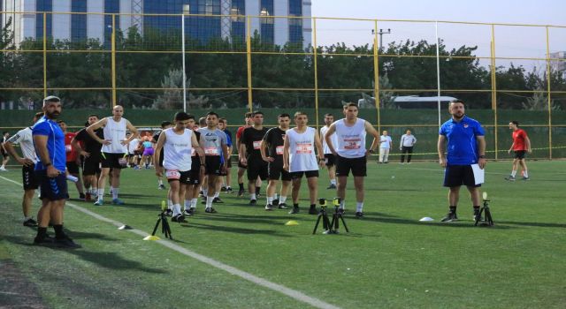 Şanlıurfa’da hakemler yeni sezon öncesi performans testinden geçti