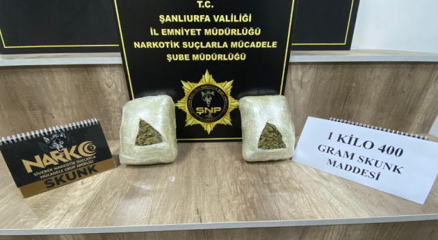 Şanlıurfa'da uyuşturucu operasyonu: 2 gözaltı