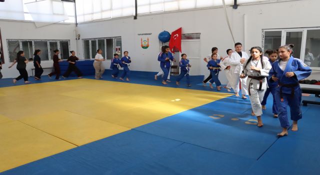 Şanlıurfalı kız çocuklarından judo sporuna yoğun ilgi