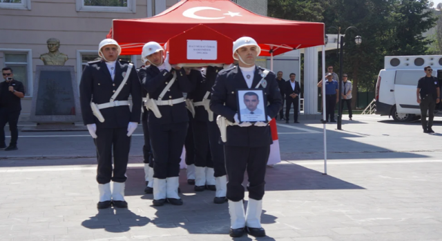 Başkomiser Hacı Murat Özbal son yolculuğuna uğurlandı