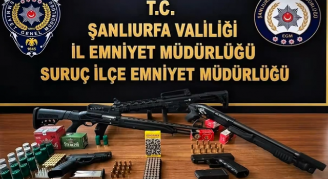Şanlıurfa’da eş zamanlı operasyon: 16 şüpheli gözaltına alındı