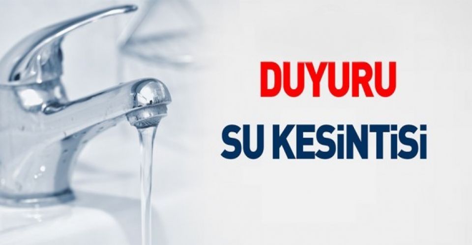 ŞUSKİ duyurdu! Urfa'da sular kesilecek