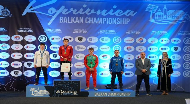 Şanlıurfa’nın genç güreşçisi balkanları fethetti
