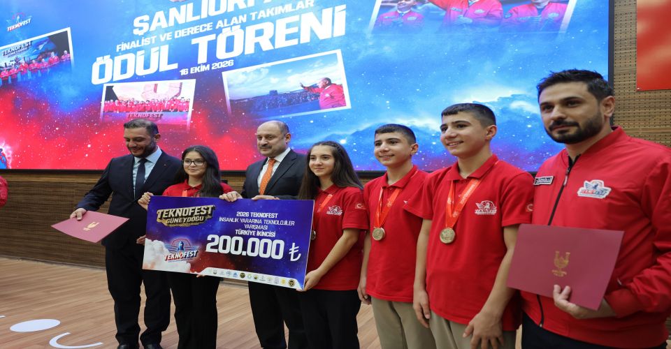 TEKNOFEST Güneydoğu’da dereceye giren takımlara ödülleri verildi
