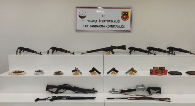 Viranşehir’de silah operasyonu: 6 gözaltı
