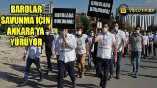 Urfa Baro Başkanı, Ankara’ya yürümeye başladı