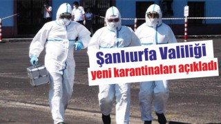 Urfa'da 6 yer karantinaya alındı