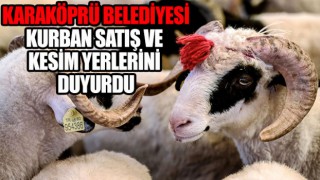 Karaköprü'de kurban keseceklerin dikkatine!