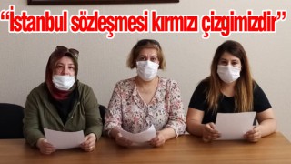 Urfa’da CHP’li kadınlardan İstanbul Sözleşmesi’ne destek