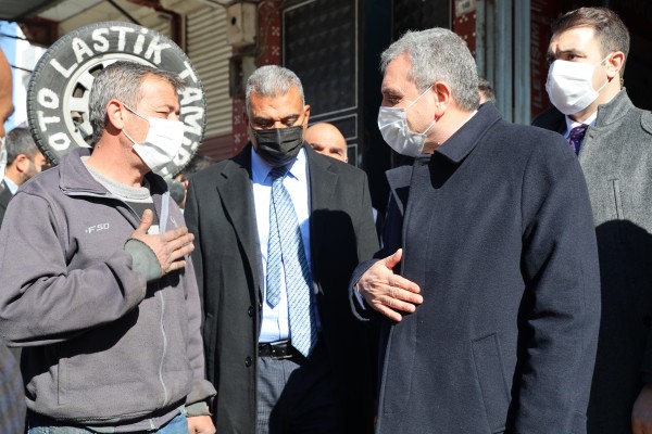 Beyazgül, esnaf ve vatandaş ziyaretlerini sürdürüyor