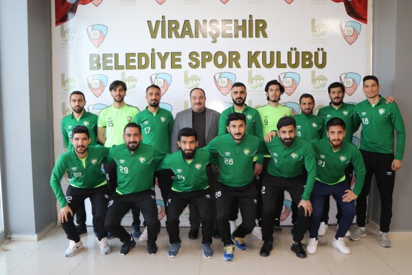 Ekinci’den Viranşehir Belediyespor’a moral ziyareti 