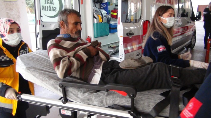 Şanlıurfa'da akli dengesi yerinde olmayan adam darp edildi