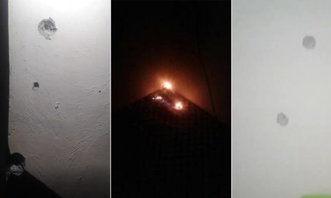 Viranşehir’de bir ev uzun namlulu silahlarla tarandı