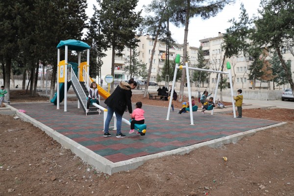 Haliliye'de mahalle sakinlerinin park talebi yerine getirildi