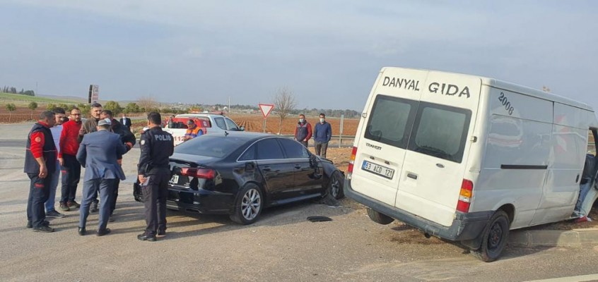 Şanlıurfa’da İYİ Parti konvoyunda trafik kazası: 3 yaralı (EK)