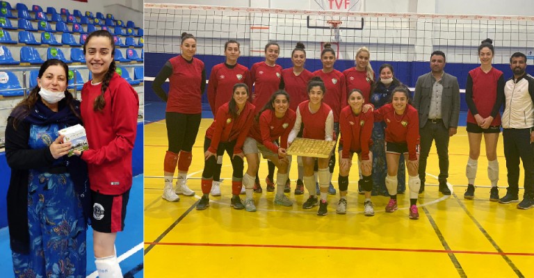 Sibel Ekinci'den sporculara moral ziyareti