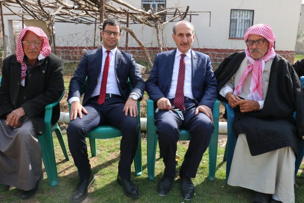 Yalçınkaya, Kaymakam Bertan'ı tebrik etti