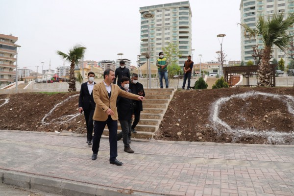 Baydilli sahadaki çalışmaları denetledi