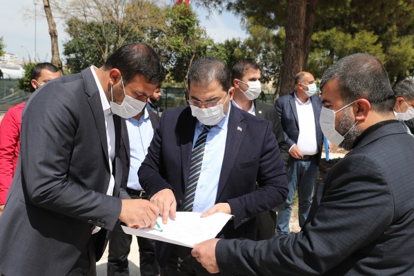 Canpolat, park çalışmalarını inceledi
