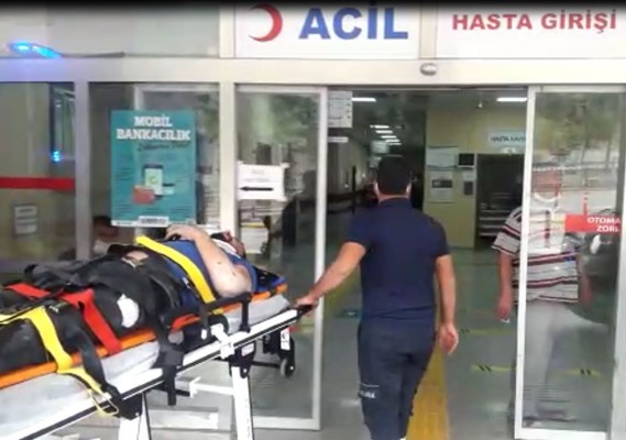 Eyyübiye’de motor devrildi: 1 yaralı